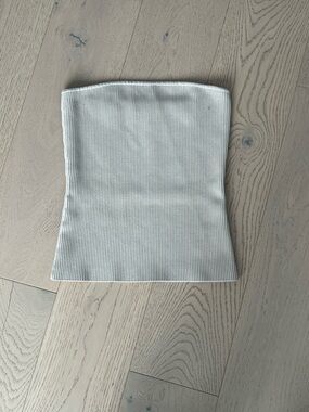 Babaton Sculpt Knit Tube Top in Light Taupe
